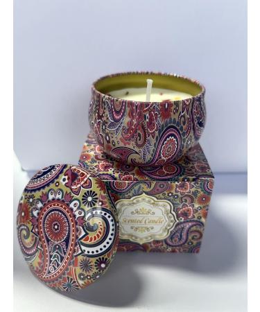 4.4oz Scented Candle for Men Valentine's Day Aromatherapy Soy Candles Masculine Scents Gift Box