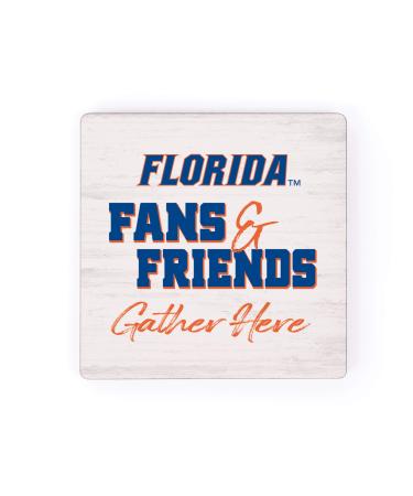 University of Florida Gators Fans and Friends Gather 2.75 x 2.75 Wood Magnet