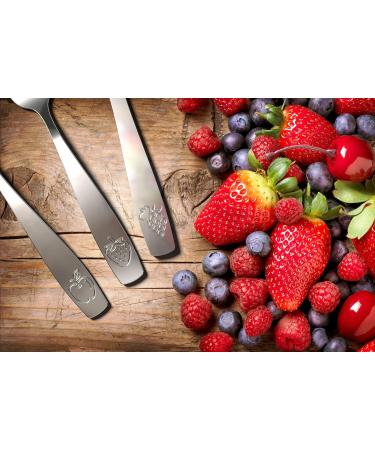 15 Piece Stainless Steel Kids Silverware Set - Child and Toddler Safe Flatware - Buy Online on GoSupps.com