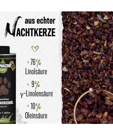 Alphazoo Premium Evening Primrose Oil for Dogs & Cats 250ml | Cold-Pressed Omega-6 & Omega-9 Feed Oil for Shiny Fur - Buy Online on GoSupps.com