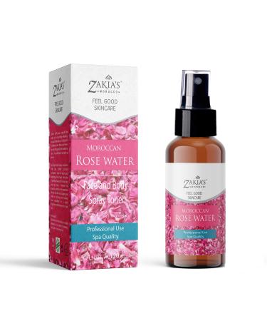 HYDROSOL Water Collection (Rose Water 4 oz) - Moroccan Rose Water for Face & Hair - 4 oz