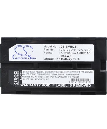 Replacement Battery for ES-300V ES-520A ES-8600 BP-85 (4000mAh/7.4V) - Compatible Rechargeable Battery for Canon & Ultura Cameras - Buy Online on GoSupps.com