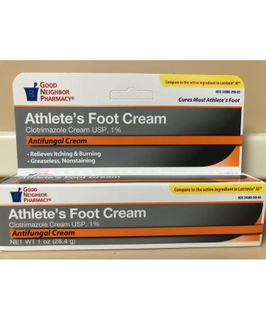 GNP Clotrimazole Antifungal Cream 1% Cures Most Athlete's Foot