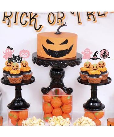 Gyufise 24Pcs Halloween Cupcake Toppers Pink Glitter Ghost Little Boo Cupcake Toppers Halloween Baby Shower Cupcake Toppers Food Picks for Pink Girl Halloween Birthday Baby Shower Party Supplies Style 14 - Buy Online on GoSupps.com