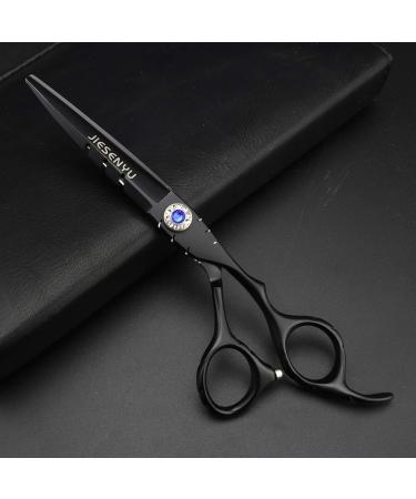 High-end blue diamond black Japanese scissors 440C stainless steel scissors fast cutting hairdressing tools scissors (set) - Buy Online on GoSupps.com