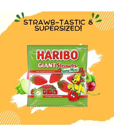 Haribo Mini Bags Sweets Hamper Multipack - 50 Packs of Haribo Sweets including Starmix Supermix Strawbs & Tangfastics in 16-gram bags - Treat for Birthday Easter Egg Christmas and Kids Snack - Buy Online on GoSupps.com