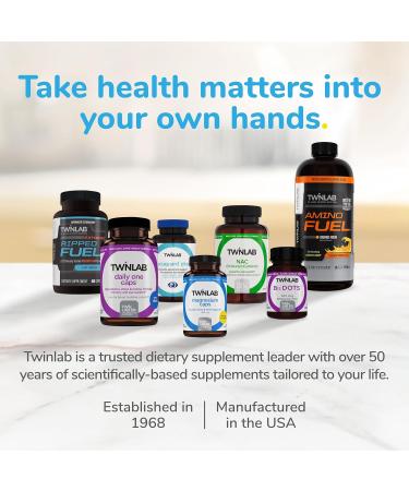 Twinlab Stress B-Complex Caps - Energy Support Supplement with Vitamin B12 and B6-100 Capsules (Pack of 2) - Buy Online on GoSupps.com