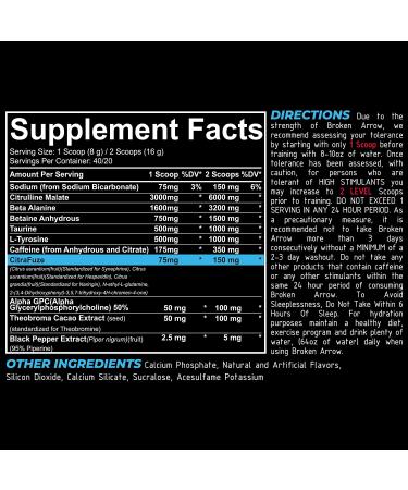 REPP Sports Broken Arrow Extreme Pre-Workout - Hail Storm Flavor | Intense Energy & Endurance Support - Buy Online on GoSupps.com