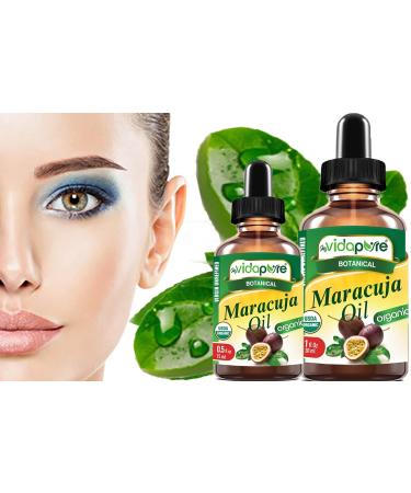 MYVIDAPURE Organic MARACUJA OIL Passion Fruit Certified Organic 100% Natural, Pure WILD GROWTH VIRGIN UNREFINED Brazilian for Skin, Face, Hair, Lip and Nail Care (0.5 Fl Oz) 0.5 Fl Oz (Pack of 1) - Buy Online on GoSupps.com