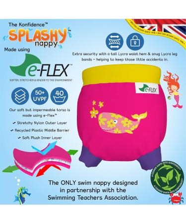 Konfidence Baby Swim Set - Babywarma & Splashy Swim Nappy Cover (Strawberry) BWRB06-12 ESN142-09 - Buy Online on GoSupps.com