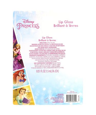 TownleyGirl Disney Princess Super Sparkly Lip Gloss Set - Pack of 7, 0.05 Fl Oz each - Buy Online on GoSupps.com