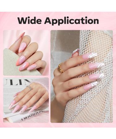 Modelones 15ml Glitter Pink Assembly Gel | UV/LED Nail Polish & Builder Gel for Nail Extensions & Art - Buy Online on GoSupps.com