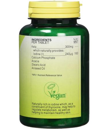 Health Plus Kelp 300mg Supplement - 250 Tablets for Body Shape | Plant-based Formula - Buy Online on GoSupps.com
