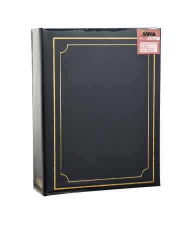 Arpan 6x4" Plain Photo Album with 200 Pockets (Blue) 18.3 x 4.5 x 22.9 cm Blue