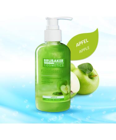  BRUBAKER BRUBAKER Cosmetics Apple Liquid Soap for Hygienically Clean Hands Extra Gentle and Moisturising Formula (3 x 240 ml) - Buy Online on GoSupps.com