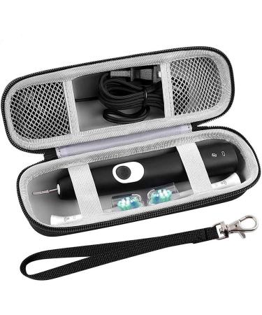 Travel Case for Electric Toothbrush - Durable Hard Case & Portable Storage Holder | Black Fabric - Buy Online on GoSupps.com