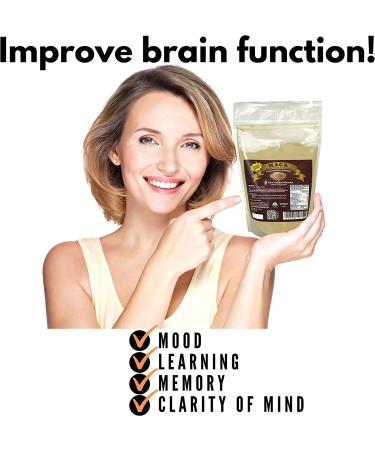 Organic Gelatinized Maca Root Powder for Men & Women - Premium Superfood Blend of Black, Red & Yellow Maca Roots - 16oz Nutty 1lb Pack - Buy Online on GoSupps.com