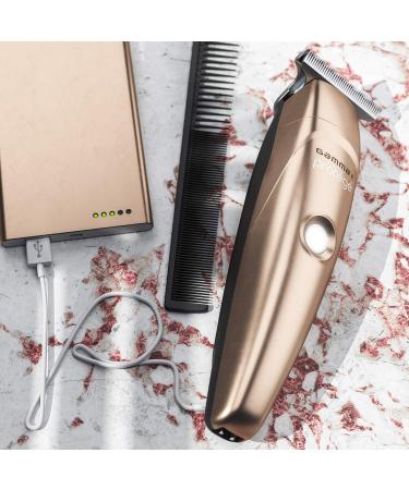 Gamma+ Prot g Professional Hairdresser Barber Salon Cordless Hair Trimmer Black - Buy Online on GoSupps.com