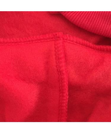 Izefia Dog Hoodie - Warm Cotton Fleece Sweater for Small Dogs & Cats | Winter Sweatshirt in Red - Perfect for Puppies & Little Dogs (Size M) - Buy Online on GoSupps.com