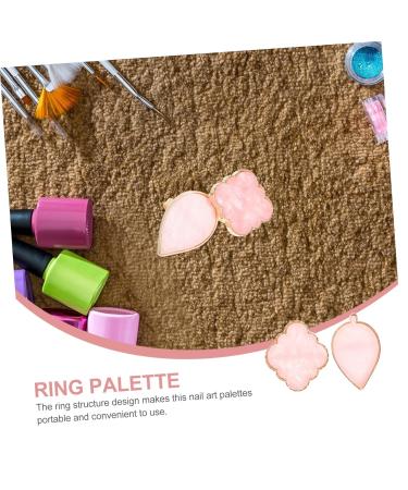 20pcs Nail Color Mixing Tray Set - Ring Palette Nail Art Tools for Press-On Nails & Manicure - Ultimate Nail Polish Holders - Buy Online on GoSupps.com