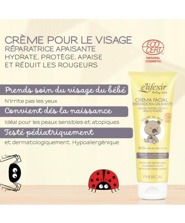 Elifexir Baby Care Soothing Repair Face Cream for Babies | Reduces Redness and Tears | Hydration and Comfort | 99% Natural Ingredients | Strengthens Barrier Function - 50 ml - Buy Online on GoSupps.com