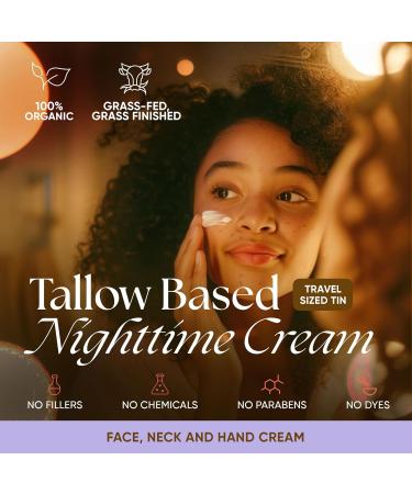 Eat My Face Tallow Day & Night Moisturizer Set Grass Fed Beef Tallow Face Creams with Shea Butter Cocoa Butter & Vitamin E Vanilla Scent Hydrating Duo for All Skin Types 4oz Each - Buy Online on GoSupps.com