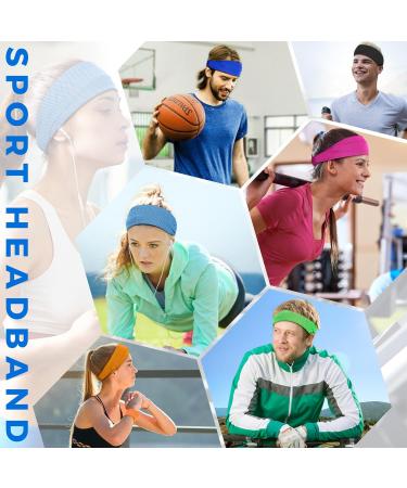 Men's Cooling Headband - Highly Stretchy Sports Welding Tape for Yoga Running Cycling & Basketball - Double-Sided Moisturizing Hair Band (4-Pack - Black) - Buy Online on GoSupps.com