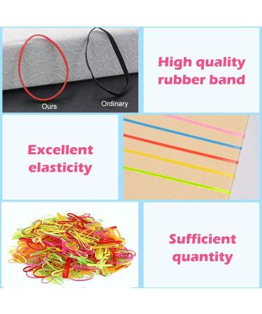 Rubber Hair Band Remover Cutter + Quick Beader Set with 500 Color Elastic Hair Ties - Perfect for Toddlers, Girls, and Women - Buy Online on GoSupps.com