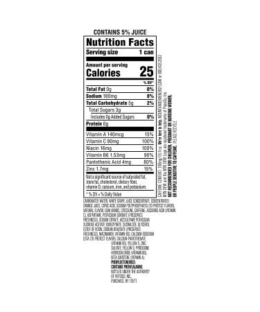 MTN DEW ENERGY Orange Breeze 16oz Cans (12 Pack) | Zero Added Sugar, 5% Juice, Immune Support, Mental Boost | Antioxidants A&C - Buy Online on GoSupps.com