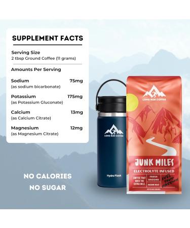Flavored Roasts - Blueberry Pancake Coffee with Electrolytes for Athlete Hydration | Keto Electrolytes: Sodium Calcium Magnesium & Potassium - Buy Online on GoSupps.com