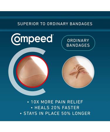 Compeed Advanced Blister Care 9ct Sports Mixed (2 Packs) | Hydrocolloid Bandages for Heel & Foot Blister Prevention & Treatment | Waterproof Cushions Included - Buy Online on GoSupps.com