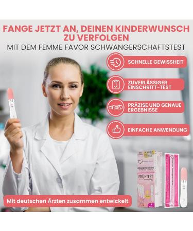 Femme Favor Pregnancy Test 4 Pack | 99% Accurate Early Detection | Fast & Reliable Results - Buy Online on GoSupps.com