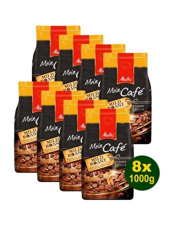 Melitta Melitta My Coffee Mild Roast - Coffee Beans - 8 x 1000 g (8000 g) - Coffee with a fine fruity note