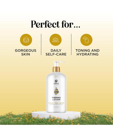 Skin Firming Body Lotion for Women | Caffeine & Collagen with Hyaluronic Acid | Tightening & Hydrating Lotion for Dry Skin Cellulite Belly Bum Chest & Thighs - Buy Online on GoSupps.com