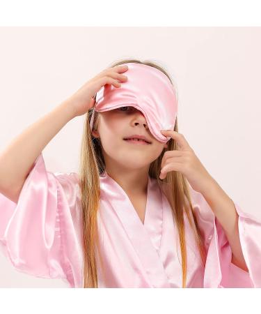 LaVenty Spa Party Favors for Girls - Robe, Satin Makeup Headband, Blindfold Sleep Eyemask - Birthday Party Supplies - Buy Online on GoSupps.com
