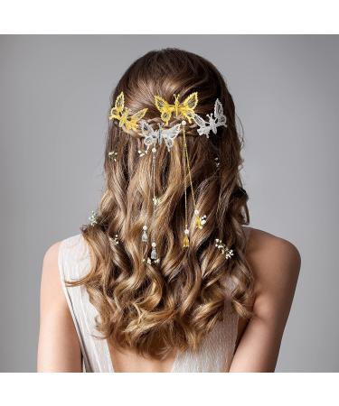 8 Pcs Tassel Butterfly Hair Clips - Girl/Women Hair Styling Accessories - Buy Online on GoSupps.com