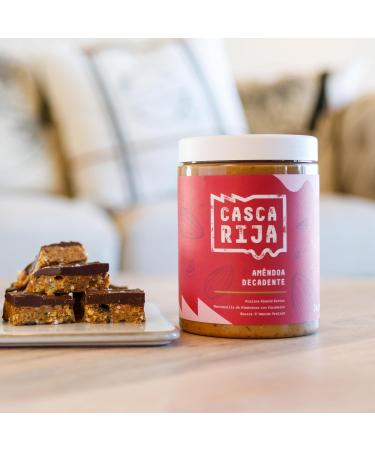 CASCA RIJA: Almond Butter with Praline 1 kg | With 0.01% Ground Cinnamon + 0.01% Powdered Cinnamon | 100% Creamy With - Buy Online on GoSupps.com
