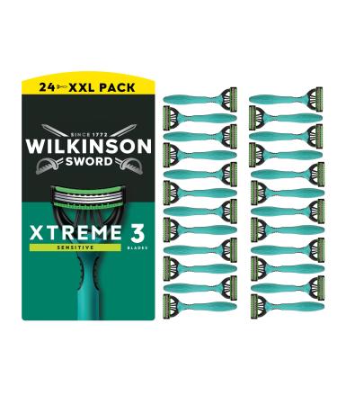 Wilkinson Sword Xtreme 3 Sensitive Disposable Razors for Men