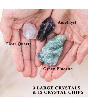 Buy Healing Crystal Candles | Chakra Candles | Organic 12oz Non-Toxic Soy Candles for Home & Gifts Spiritual Astrology & Self-Love - Buy Online on GoSupps.com