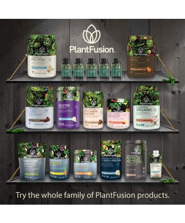 PlantFusion Complete Lean Protein Powder - Vegan, Gluten-Free, Weight Loss Support, Blood Sugar Control, Chocolate Brownie, 1 LB - Buy Online on GoSupps.com