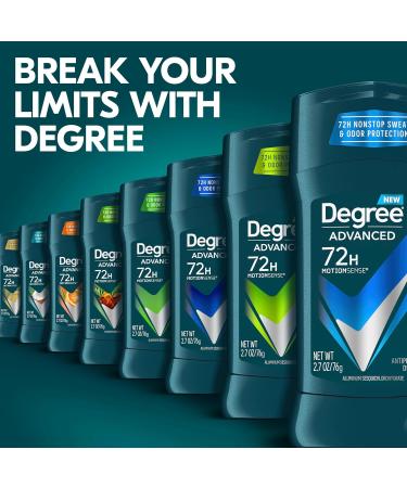 Buy Degree Deodorant Men Value Pack - Cool Rush & Advanced 48/72-Hour Protection - 4 Piece Set - International Shipping Available - Buy Online on GoSupps.com