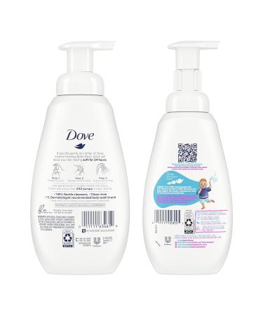 Dove Foaming Body Wash Bundle - Deep Moisture and Cotton Candy Scent - 13.5 Fl Oz (Pack of 4) - Buy Online on GoSupps.com