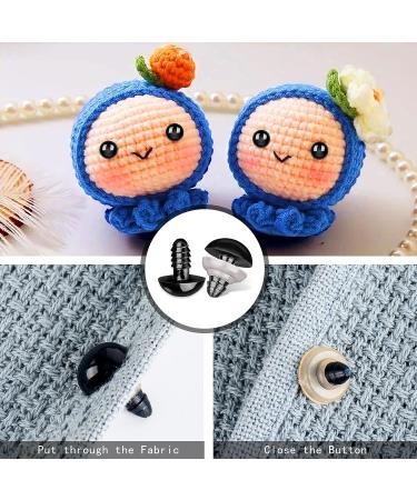 120 Pcs Black Plastic Safety Eyes for Big Stuffed Animals & Dolls | 20-24mm | Craft Supplies - Buy Online on GoSupps.com