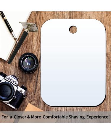 NC Unbreakable Fogless Shower Mirror for Shaving - 2 Pack (Medium 4x6) - Shatterproof, Fog Proof, Portable Bathroom Mirror - Buy Online on GoSupps.com