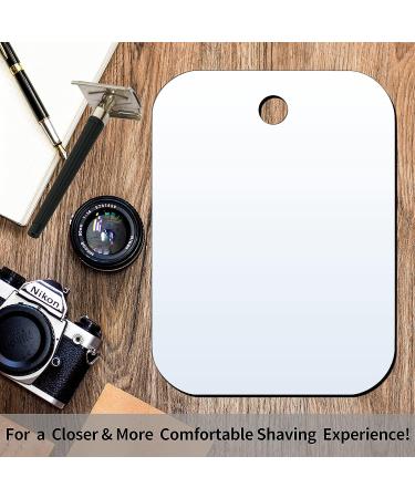 NC Fogless Unbreakable Shower Mirror | Shatterproof Fog Proof Shave | Medium 2PCS 6x8 | Portable for Travel, Makeup, Camping | Wall Hanging Bathroom Mirror - Buy Online on GoSupps.com