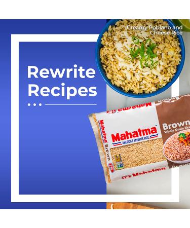 Mahatma Whole-Grain Brown Rice 32oz Bag - Stovetop or Microwave 2lb Rice - Buy Online on GoSupps.com