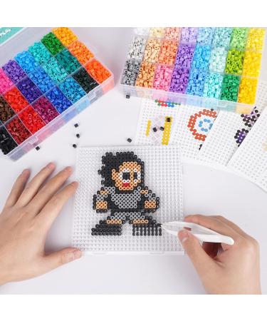 ARTKAL Fuse Beads 9600: 48 Colors, 5mm Fusion Beads Compatible with Perler & Hama, Melting Beads - 2 Boxes Sorted Beads - Buy Online on GoSupps.com