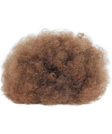 JHZHONG Afro Puff Drawstring Ponytail for Black Women Short Kinky Curly Afro Ponytail Synthetic Hair Afro Bun Drawstring Ponytail for Women(Light brown/T27(small size(Pack of 2) small size(Pack of 2) Light brown (black background) - Buy Online on GoSupps.com