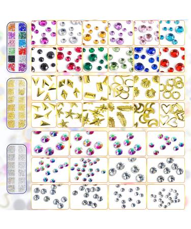 8ml Nail Art Rhinestone Glue Kit for Gem Stones and Nail Rhinestones - LED Light Cure Needed - Clear Adhesive Resin Gel Polish with Tools - 15ml UV Glue - No Wipe Formula - Buy Online on GoSupps.com