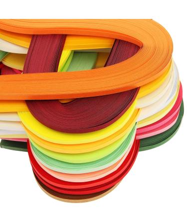 Paper Quilling Strips 35 Colors 4200 Strips Quilling Paper Strips Width 5mm Length 54cm Quilling Art Strips for DIY Paper Craft Art Class